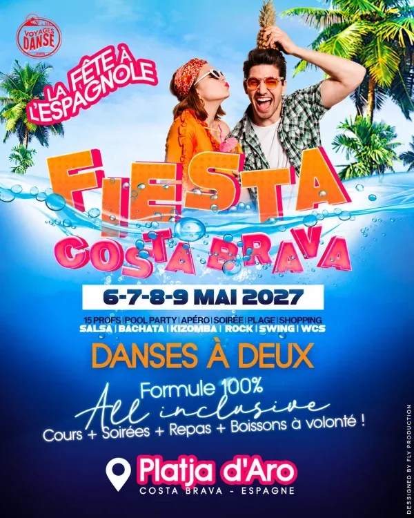Fiesta Costa Brava 2027 - la fete a l'espagnole a Platja d'Aro, Costa Brava, Espagne - 6 au 9 mai 2027