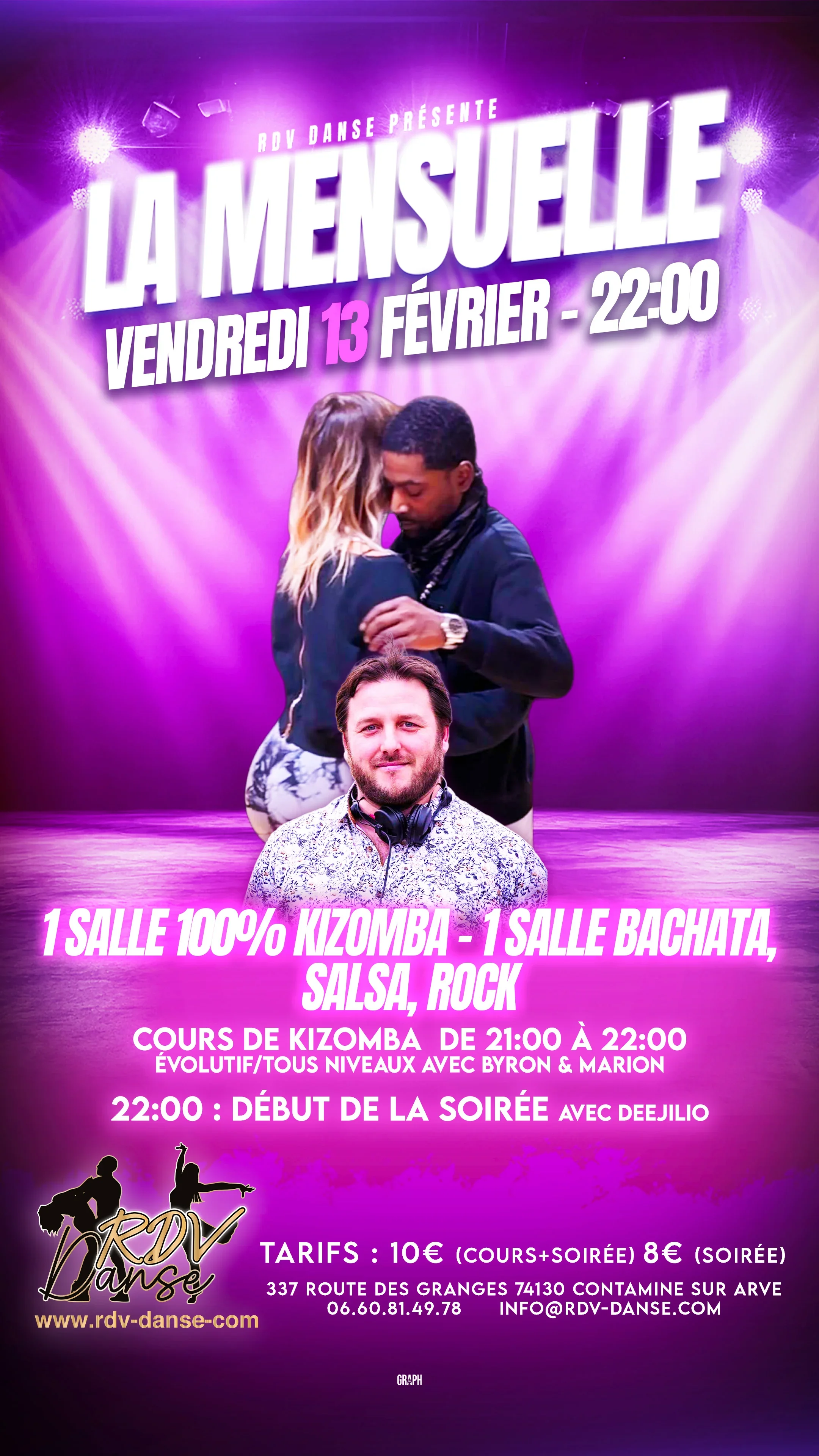 La Mensuelle - Soirée dansante - 13 février 2026